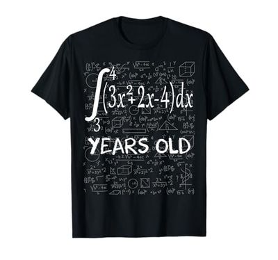 40 ° compleanno 40 anni di calcolo integrale matematico Maglietta