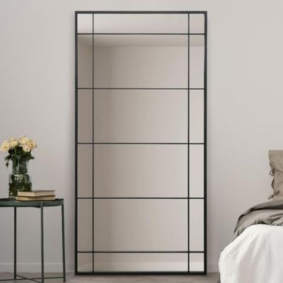 The Tabula - New Gold Metal Framed Window Wall or Leaner Mirror 71" X 35" (180CM X 90CM)