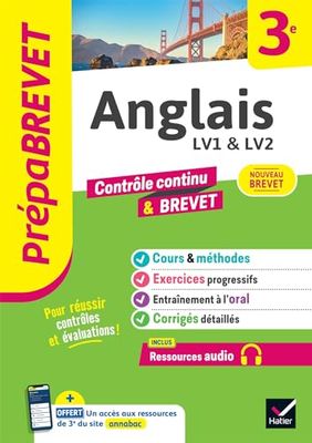 Prépabrevet Anglais 3e - Nouveau Brevet 2025: cours, méthodes & entraînement