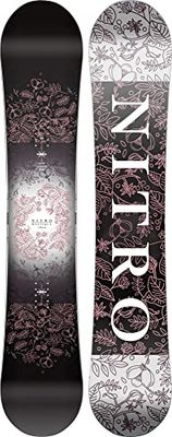 Nitro Snowboards Dames Mystique BRD '23, Allmountainboard, Directional Twin, Gullwing Rocker, All-Terrain