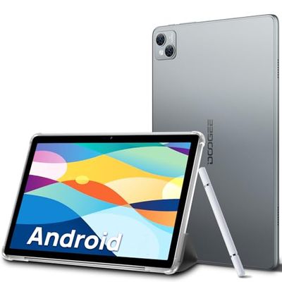 DOOGEE Tablet 10.1 Cal 8 GB RAM | 1 TB Rozszerzenie, Bateria 8300mAh, Tanie i Dobry Tablet, Android 12 Aparat 13MP+8MP 5G WiFi Bluetooth 5.1 Type-C (Szary)