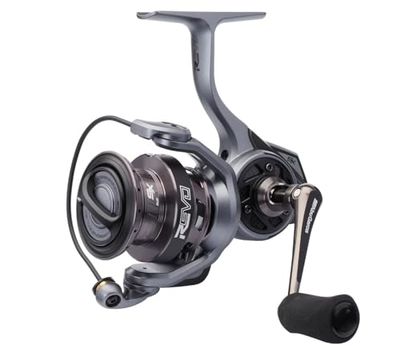 Abu Garcia Spinning Reel, Revo SX Spinning Reels, Roofdiervissen, Zoetwater visser, Baars, Snoek, Snoekbaars, Zwart/Grijs, 6.2:1 Overbrengingsverhouding, Robuust & Lichtgewicht, 9+1 Bearing Count,