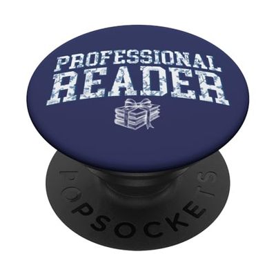 Literary Girl Bookish Booktrovert Vintage Divertido regalo de lectura PopSockets PopGrip Adhesivo