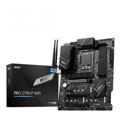 MSI PRO Z790-P WIFI Scheda madre ATX - Supporta Processori Intel di 14a, 13a e 12a generazione, LGA 1700 DrMOS 55A, DDR5 Memory Boost 7000+MHz/OC, PCIe 5.0 e 4.0 x16, 4 x M.2 Gen4, Wi-Fi 6E, 2.5G LAN