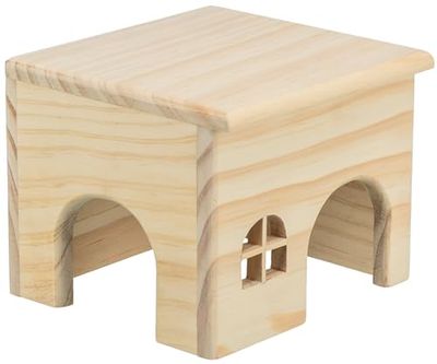 Trixie - Casa in Legno per criceti, 15 x 12 x 15 cm
