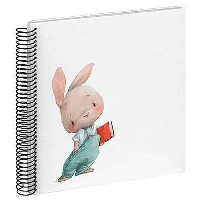 walther design álbum de fotos blanco 25 x 25 cm álbum en espiral Kidz SA-132