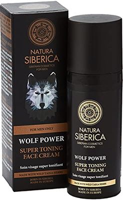 Natura Siberica Wolf Power Super Toning Face Cream for Men, 50 ml
