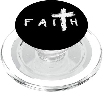 Faith Cross - Subtle Christian Minimalist Faith Apparel PopSockets PopGrip para MagSafe