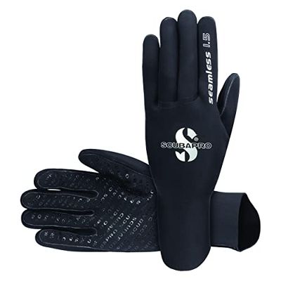 SCUBAPRO - Naadloze handschoenen 1,5 mm, zwart, maat XL