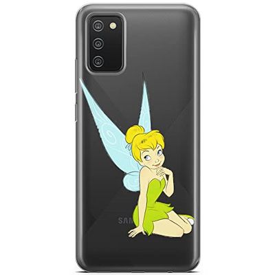 ERT GROUP mobiel telefoonhoesje voor Samsung A02S origineel en officieel erkend Disney patroon Tinker Bell 005 optimaal aangepast aan de vorm van de mobiele telefoon, gedeeltelijk bedrukt