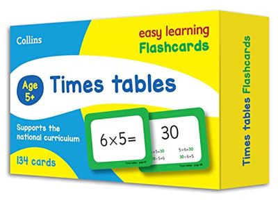 Times Tables Flashcards: Age 5+