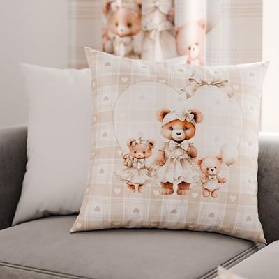 PETTI Artigiani Italiani - Cojines de sofá con Relleno, Cojines Decorativos con impresión Digital, Fundas de cojín para Dormitorio, 1 Unidad cojín Cuadrado 50 x 50 cm, 100% Fabricado en Italia