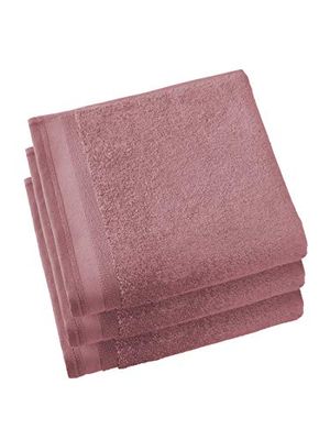 De Witte Lietaer Contessa lot de 3 serviettes, Coton, Rose Blossom, 50x100 cm