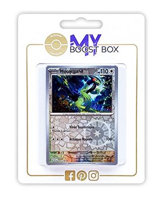 Motorizard 164/198 Holo ou Reverse (aléatoire) - Myboost X Écarlate et Violet 01 - Coffret de 10 cartes Pokémon Françaises