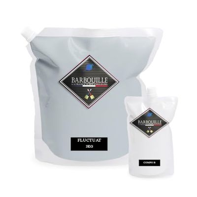 BARBOUILLE - Bar-Résine Fluctuat - Résine Epoxy Bi-Composants - Effet Brillant - Peinture Mur, Plafond, Boiserie, Carrelage & Métal - Lessivable - COV A+ - Fabriquée En France - 2,5 L