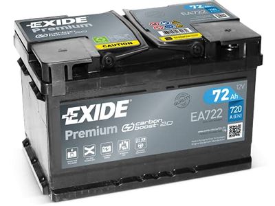 Exide EA722-LB3 Bateria de inicialização, 12 V