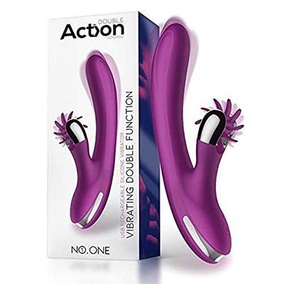 No. One Vibrador con Rueda Estimuladora