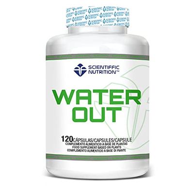 Scientiffic Nutrition - Water Out, Diurético Natural que Actúa Contra la Retención de Líquidos, Formulado a Base de Extractos de Plantas - 120 Cápsulas.