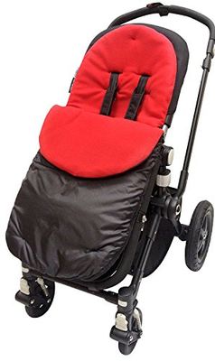 Fotmuff/osy toes kompatibel med Mountain Buggy Red