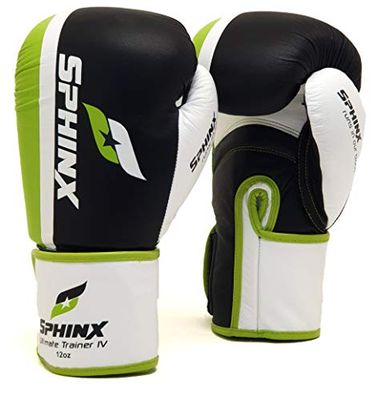 Sphinx Gear Ultimate Trainer IV, handschoen bokshandschoen unisex-adulto, unisex - volwassenen, Ultimate Trainer Iv, zwart, 450 g