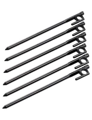VAUDE, Picchetto Cast-Iron Pin (vpe6), Nero, 21 cm