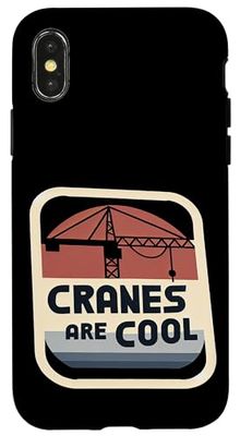 Cranes Are Cool Heavy Equipment Operator |||- Case for iPhone X/XS