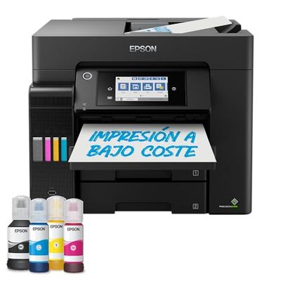 Impresora multifunción EcoTank ET-5855 A4 con depósito de tinta, conexión Wi-Fi y fax