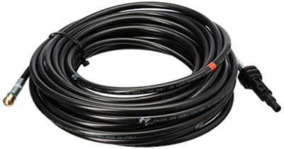 41694-A Kit Limpieza de Tuberías Black+Decker para hidrolimpiadoras (16 m), Negro