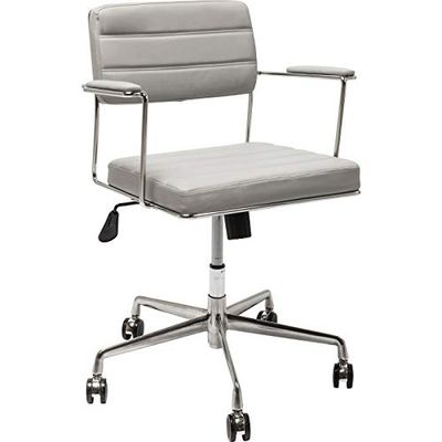 Kare Dottore 82892 Chaise de Bureau pivotante Gris (H/B/P) 78 x 44 x 50 cm