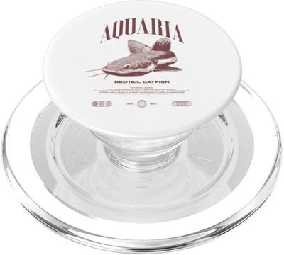 Bagre de agua enrojecida Cambio de agua de monstruo Pescado PopSockets PopGrip para MagSafe
