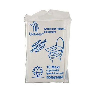 Unifamily 10 Maxi fundas higiénicas para inodoro 000134.