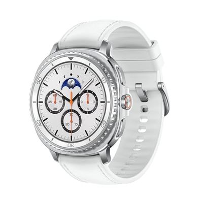 Samsung Galaxy Watch8 Classic (White, BT, 46mm) Smartwatch Galaxy AI, Design Resistente agli Urti, Ghiera Girevole, Processore 3nm, Monitoraggio Attività Fisica e Sonno, One UI 8 [Versione Italiana]