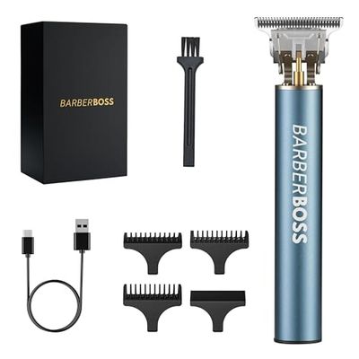 Barberboss Beard Trimmer and Cordless Hair Clipper Men - Precision Haircut Trimmer, Detail Trimmer for Beard, Hair - Complete Men's Grooming Kit