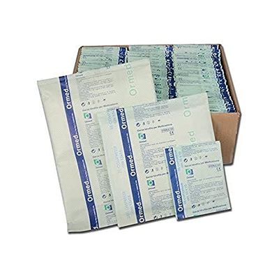 GIMA 34771 Tablets gaas katoen 7.5 x 7.5 cm, 16 lagen