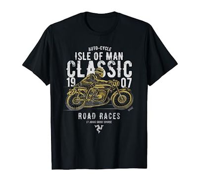 Gran Premio de la Isla de Man Manx de carreras de motos clás Camiseta