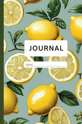 Lemon Cottagecore Vintage Bullet Notebook: Cottagecore, Vintage Journal/Notebook for Women