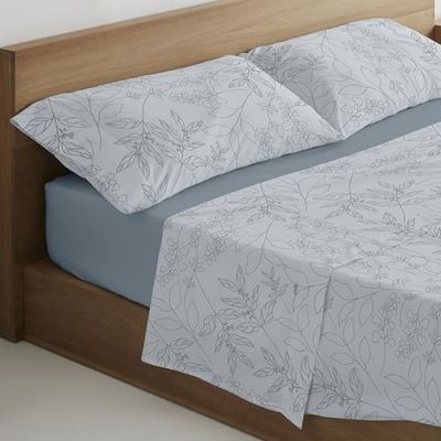 Bajera ajustable color blanco - Cama de 90 (alto 35 cm) - 100% algodón - 200 hilos. Gramage: 125