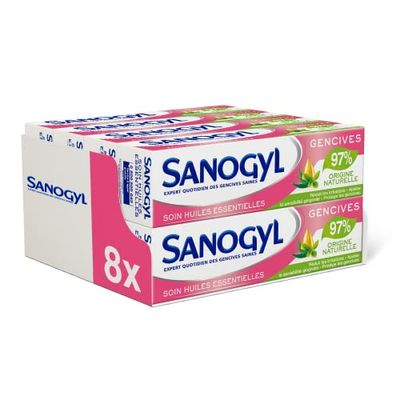 Sanogyl Dentifrice Soin Huiles Essentielles Gencives Tube 8x75 ml