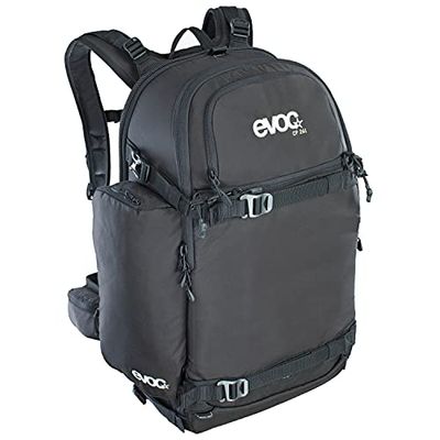 EVOC CP18 l & CP 26 l & CP 35 l utomhus kameraryggsäck professionell fotoryggsäck för fotoutrustning (vadderat, ergonomiskt bärsystem, bältessystem för isaxar, skidåkning, snowboard eller stativ)