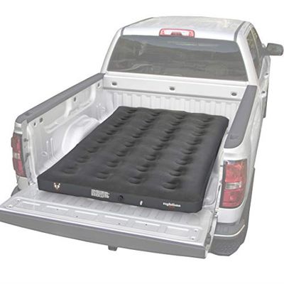 Rightline Gear 110M10 Truck Bed Air Mattress With Built-In Pump, 5.5 to 8 Foot Bed, Grey