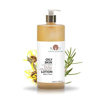 B.O.T Cosmetic & Wellness - Lotion Purifiante Visage 500ml | Peau Grasse | Nettoyante, Hydratante | Régule Sébum | Réduit Points Noirs, Taille: 500ml, Lot de 1