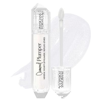 Physician's Formula, Inc., Diamond Plumper, Lip Plumper with Hydrating, Nourishing and Plumping Formula, Lip Gloss with Lustrous Diamond Dust for a Gemstone-like Shine, Diamond Marquise