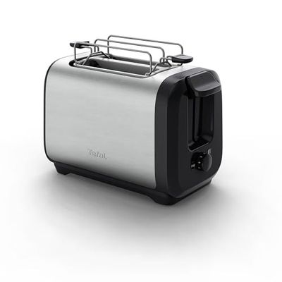 Tefal TT5S1D Subito - Tostapane a 2 vani con tritatutto, risultati rapidi, risparmio energetico, design moderno, 7 livelli di doratura, nero