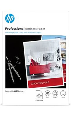HP 7MV83A Laser Professional Glossy Business Paper, A4, 200gsm, 150 sheets