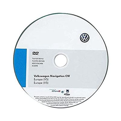 Volkswagen 2e0051859p Dvd-Rom per Sistema di Navigazione CW Europa (V5)
