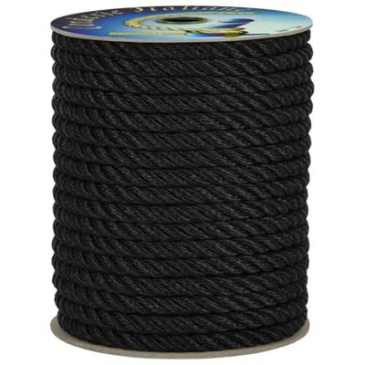 Corderie Italiane 006004196 Gherlino Cima per ormeggio, diametro 10 mm, 30 Metri, Nero