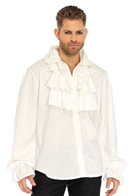 Leg Avenue Ruffle Front Shirt Costume, X-Large