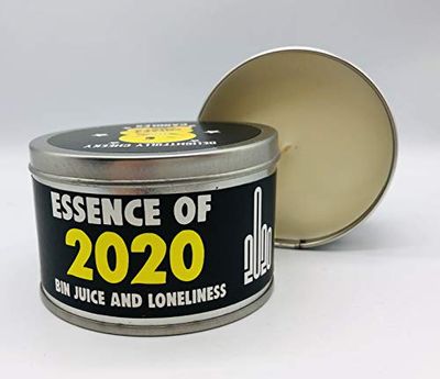 Wanky Candle Tin Novelty Gift Candle Lockdown Birthday Gift - Essence of 2020 WCT17
