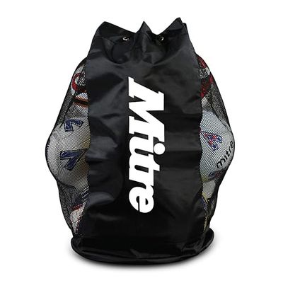 Mitre Nätsäck – 12 bollar, svart