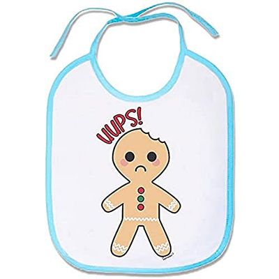 Supermolon 03328 Babyslabbetje met veters, hemelsblauw, uniseks